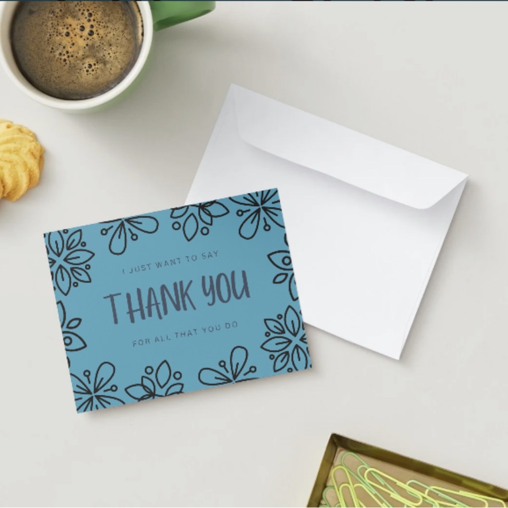 5/$25 Set of 10 Thank You Post Card - Picture 4 of 9